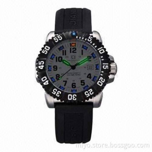 Tritium Watch with Swiss Ronda Movement, Unique and Novelty Tritium Gas Apply to Watch, OEM/ODM